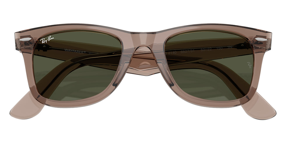 Ray-Ban RB2140 Original Wayfarer Classic 682731 50 - Transparent Light Brown / Crystal Green #id:rb2140682731_s:104125