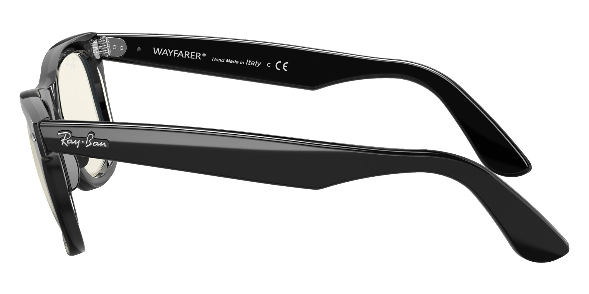 Ray-Ban RB2140 Wayfarer Clear Evolve 901/5F 50 - Black #id:rb21409015f_s:100110