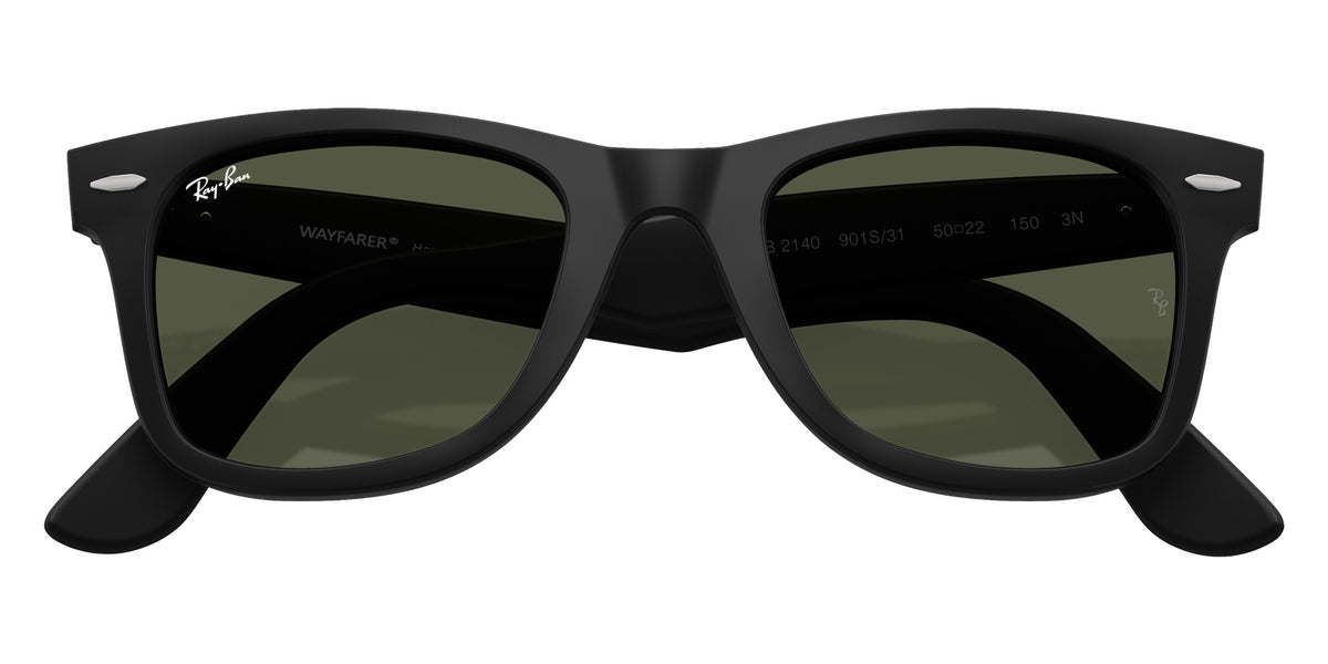 Ray-Ban RB2140 Original Wayfarer Classic 901S31 50 - Matte Black / Crystal Green #id:rb2140901s31_s:116125