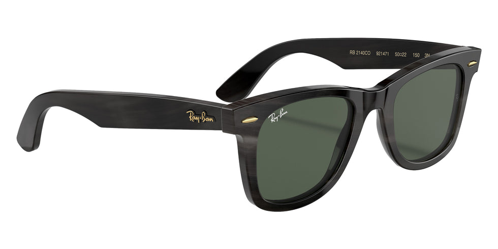 Ray-Ban RB2140CO Original Wayfarer Horn 921471 50 - Dark Brown / G-15 Green #id:rb2140co921471_s:100125