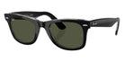 Ray-Ban RB2140F Original Wayfarer Classic 129431 52 - Black on Transparent / Green #id:rb2140f129431_s:100105