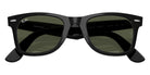 Ray-Ban RB2140F Original Wayfarer Classic 129431 52 - Black on Transparent / Green #id:rb2140f129431_s:100125