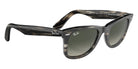 Ray-Ban RB2140F Original Wayfarer Bio-Based 136071 52 - Striped Gray #id:rb2140f136071_s:100120