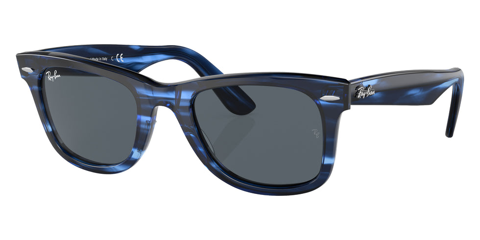 Ray-Ban RB2140F Original Wayfarer 1361R5 52 - Striped Blue / Blue #id:rb2140f1361r5_s:100105