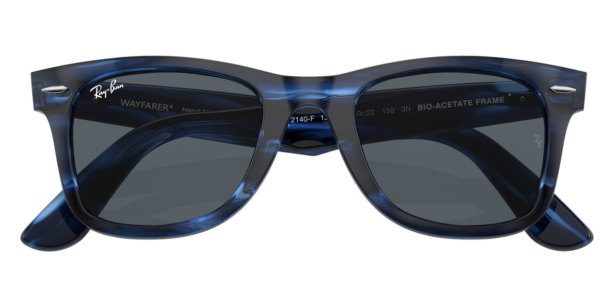Ray-Ban RB2140F Original Wayfarer 1361R5 52 - Striped Blue / Blue #id:rb2140f1361r5_s:100125