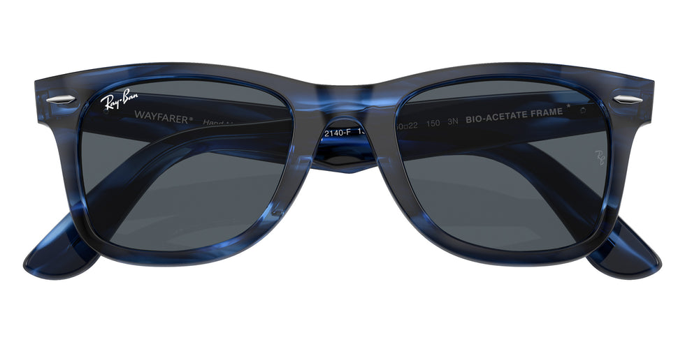 Ray-Ban RB2140F Original Wayfarer 1361R5 52 - Striped Blue / Blue #id:rb2140f1361r5_s:100125