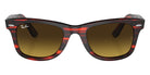 Ray-Ban RB2140F Original Wayfarer 136285 52 - Striped Red / Gradient Brown #id:rb2140f136285_s:100100