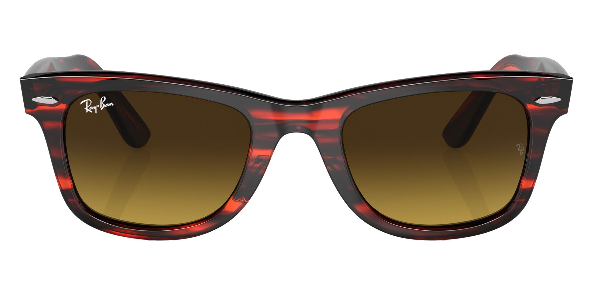 Ray-Ban RB2140F Original Wayfarer 136285 52 - Striped Red / Gradient Brown #id:rb2140f136285_s:100100
