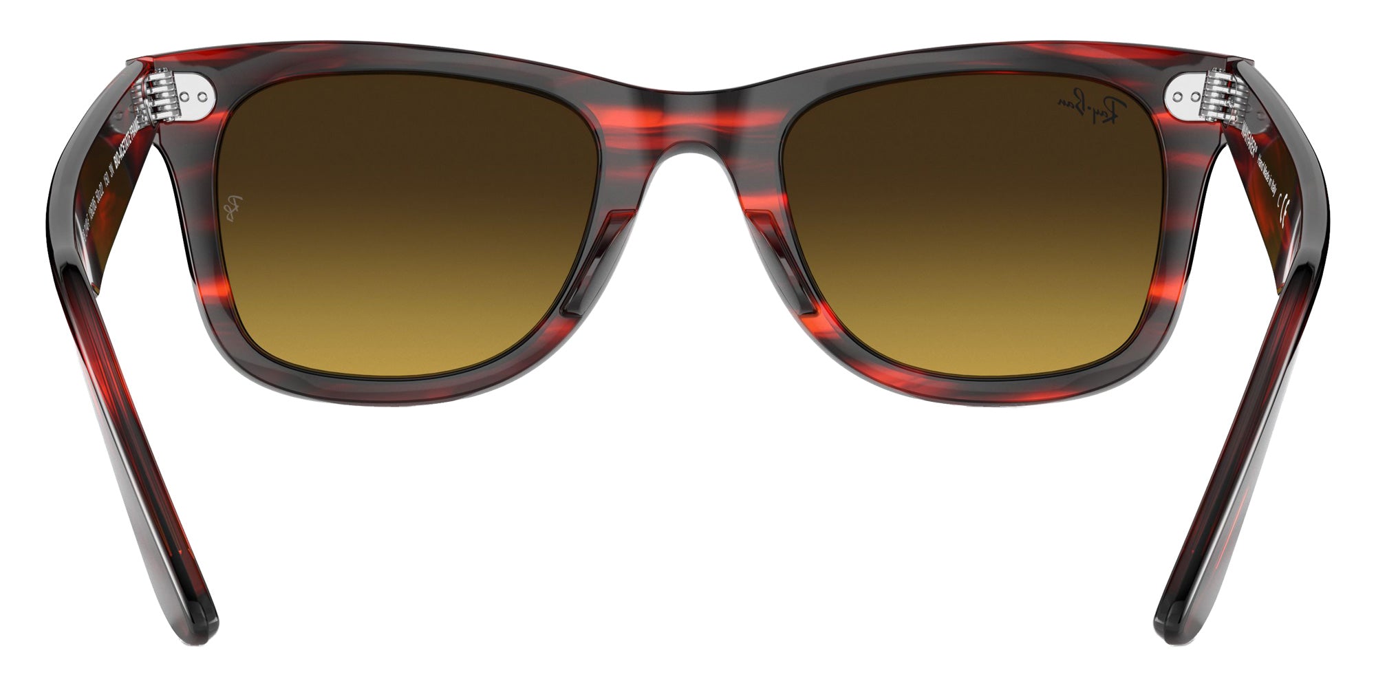 Ray-Ban RB2140F Original Wayfarer 136285 52 - Striped Red / Gradient Brown #id:rb2140f136285_s:100115