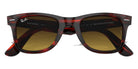Ray-Ban RB2140F Original Wayfarer 136285 52 - Striped Red / Gradient Brown #id:rb2140f136285_s:100125