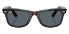 Ray-Ban RB2140F Original Wayfarer Classic 1446R5 52 - Brown on Transparent Blue / Blue #id:rb2140f1446r5_s:104100