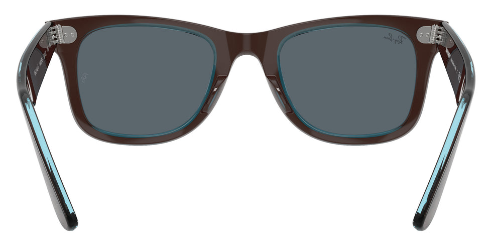 Ray-Ban RB2140F Original Wayfarer Classic 1446R5 52 - Brown on Transparent Blue / Blue #id:rb2140f1446r5_s:104115