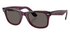 Ray-Ban RB2140F Original Wayfarer Classic 1447B1 52 - Violet on Transparent Pink / Dark Gray #id:rb2140f1447b1_s:106105