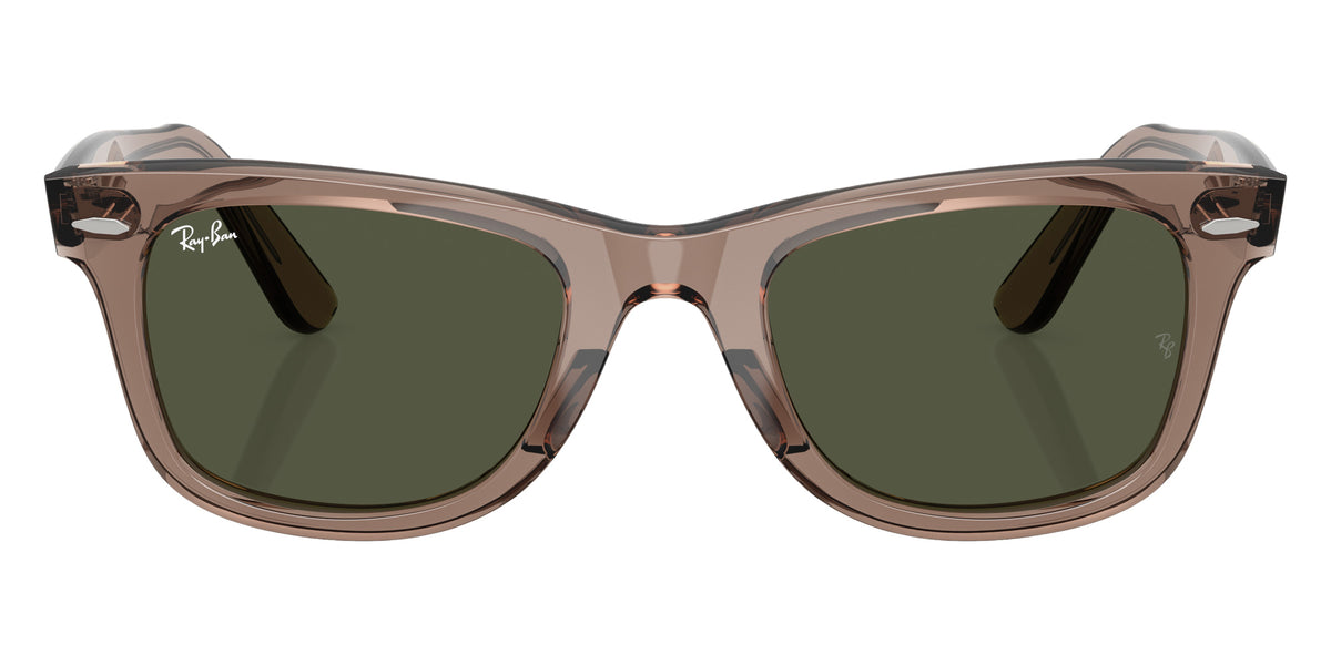Ray-Ban RB2140F Original Wayfarer Classic 682731 52 - Transparent Light Brown / Crystal Green #id:rb2140f682731_s:102100