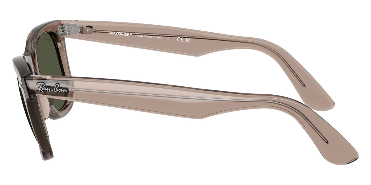 Ray-Ban RB2140F Original Wayfarer Classic 682731 52 - Transparent Light Brown / Crystal Green #id:rb2140f682731_s:102110