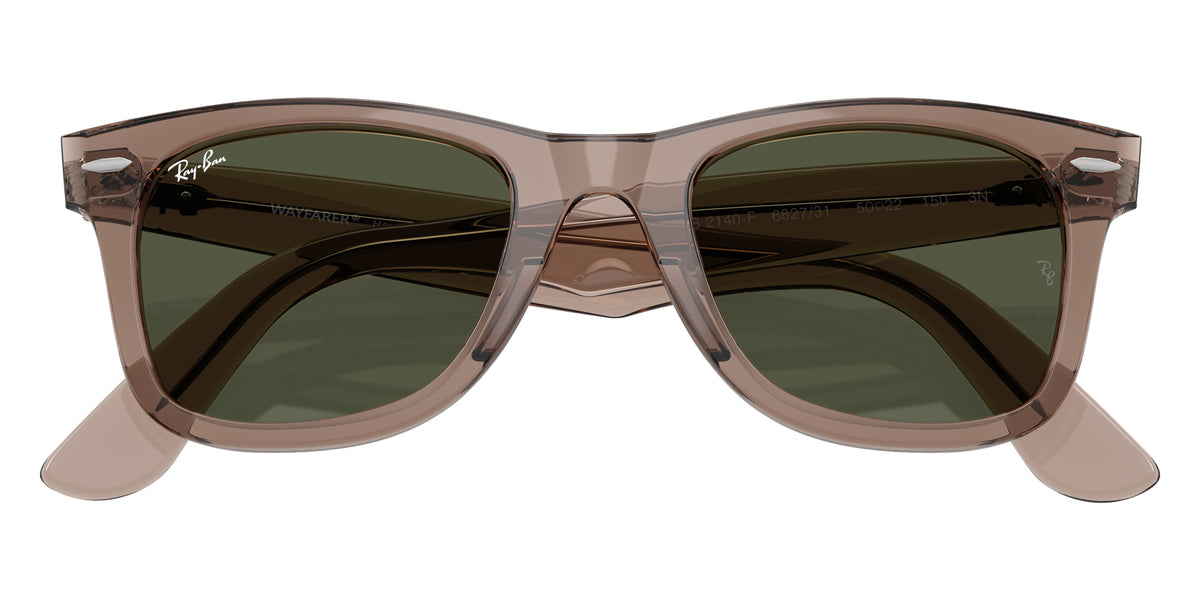 Ray-Ban RB2140F Original Wayfarer Classic 682731 52 - Transparent Light Brown / Crystal Green #id:rb2140f682731_s:102125