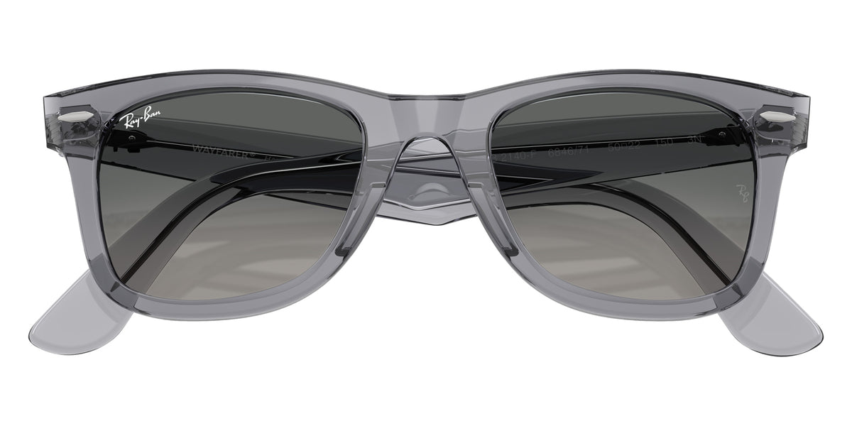 Ray-Ban RB2140F Original Wayfarer Classic 684671 52 - Transparent Gray / Light Gray Gradient Dark Gray #id:rb2140f684671_s:104125