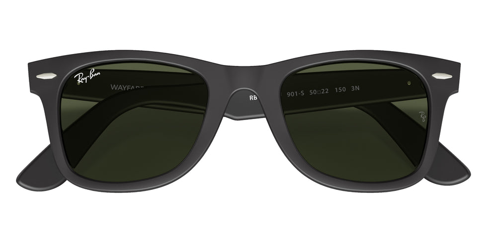 Ray-Ban RB2140F Original Wayfarer Classic 901S 52 - Black / G-15 Green #id:rb2140f901s_s:108125