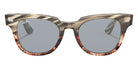 Ray-Ban RB2168 Meteor Striped Havana 1254Y5 50 - Striped Gray & Brown / Blue Mirrored Gold #id:rb21681254y5_s:100100