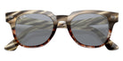 Ray-Ban RB2168 Meteor Striped Havana 1254Y5 50 - Striped Gray & Brown / Blue Mirrored Gold #id:rb21681254y5_s:100125