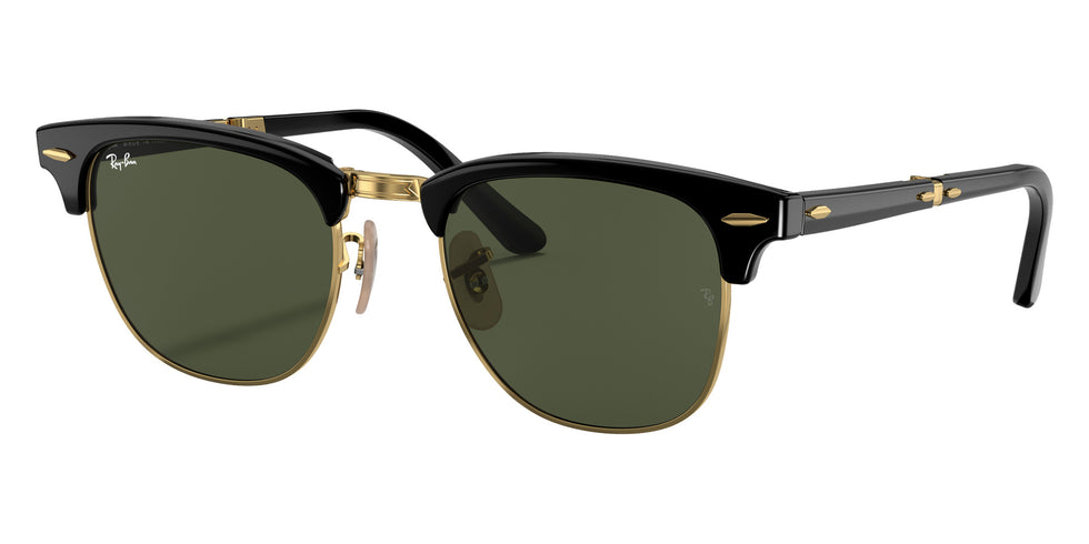 Ray-Ban RB2176 Clubmaster Folding 901 51 - Black / G-15 Green #id:rb2176901_s:100105