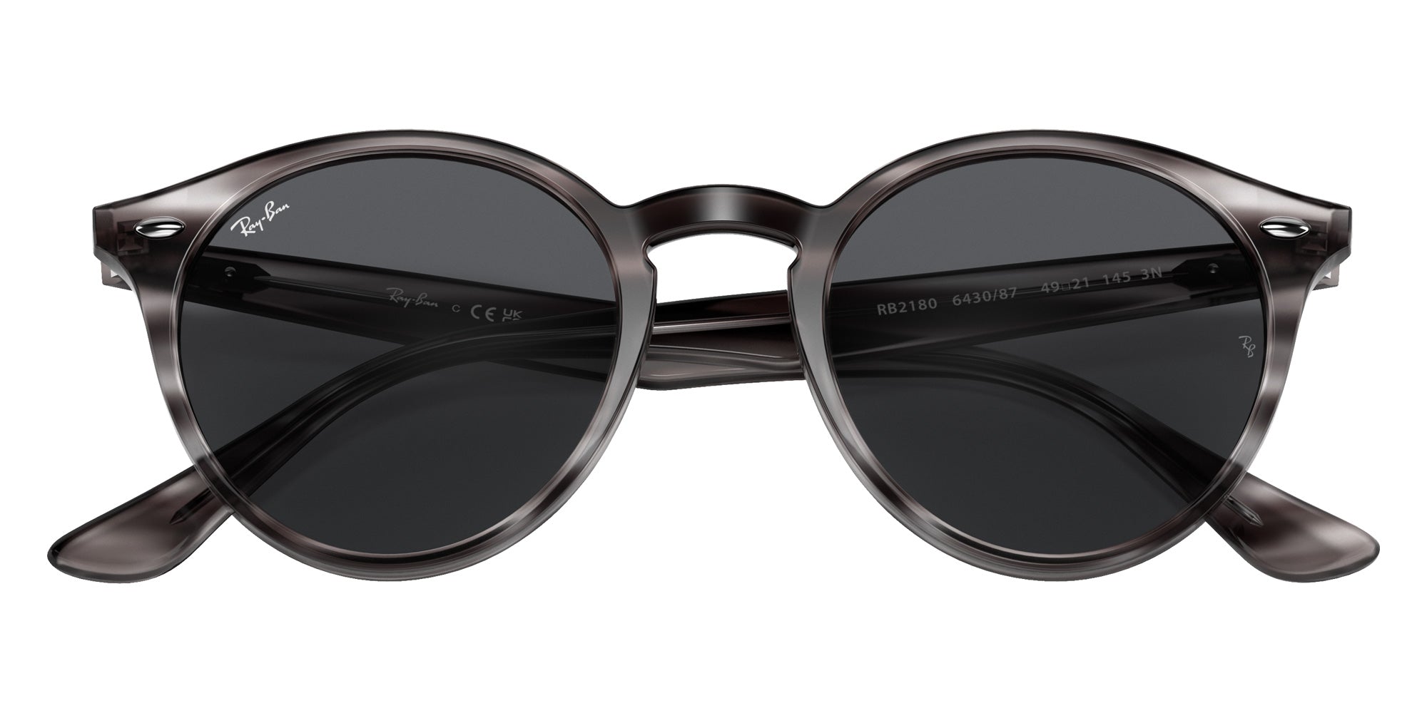 Ray-Ban RB2180 643087 49 - Striped Gray Havana #id:rb2180643087_s:100125