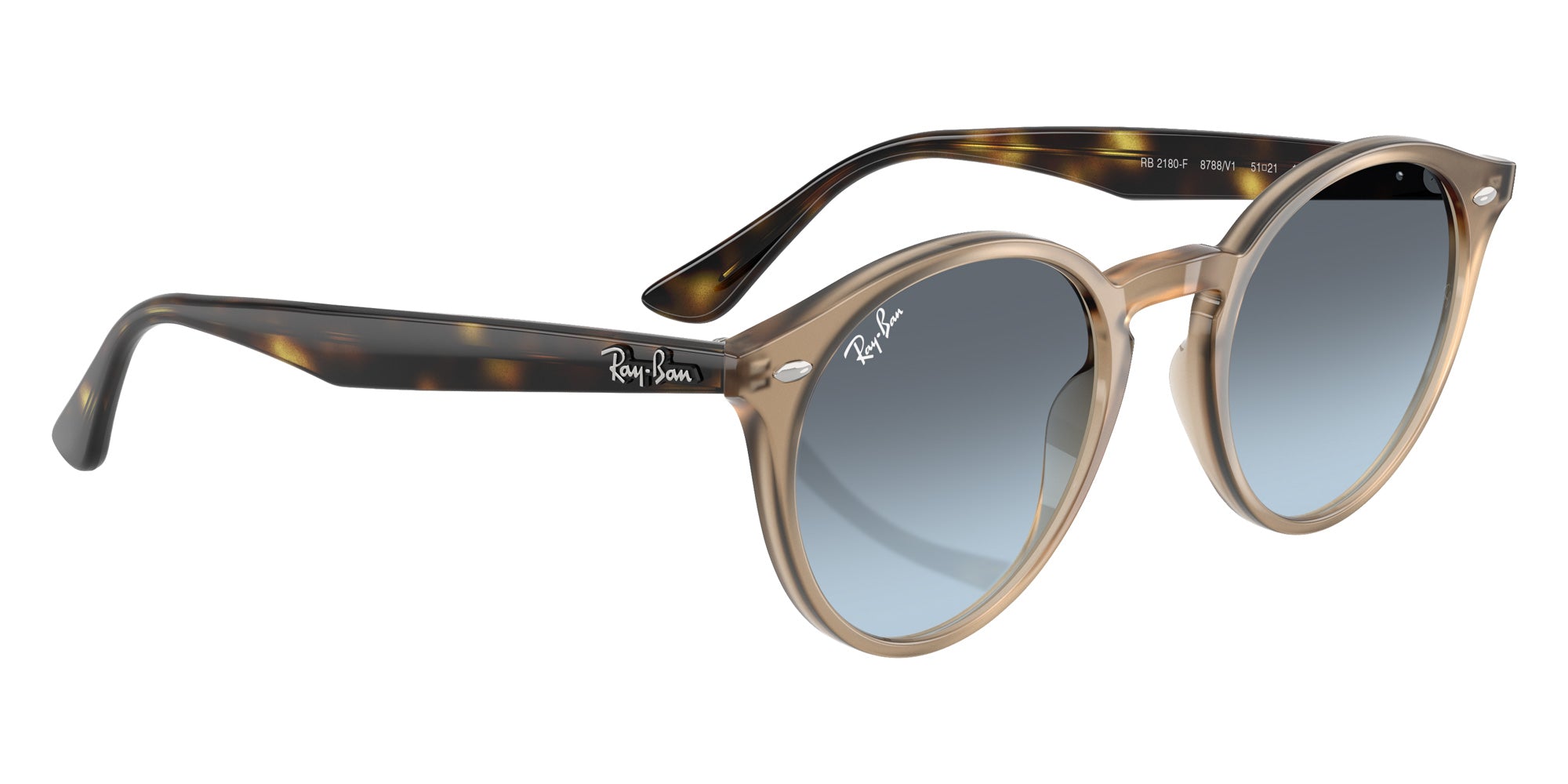 Ray-Ban RB2180F 8788V1 49 - Turtledove / Blue Gradient Gray #id:rb2180f8788v1_s:102120