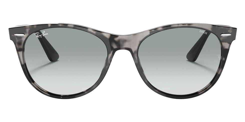 Ray-Ban RB2185 Wayfarer II Classic 1250AD 55 - Gray Havana / Photochromic Azure Gradient Blue #id:rb21851250ad_s:100100