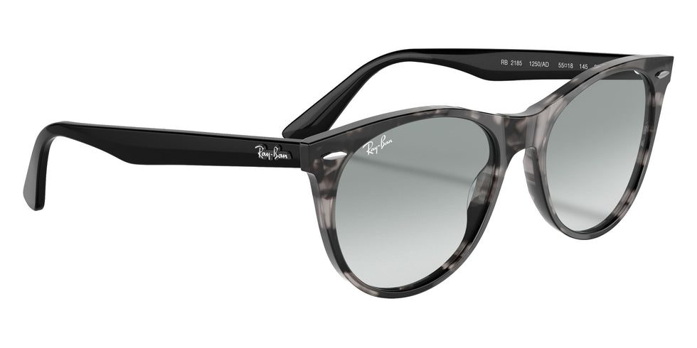 Ray-Ban RB2185 Wayfarer II Classic 1250AD 55 - Gray Havana / Photochromic Azure Gradient Blue #id:rb21851250ad_s:100125