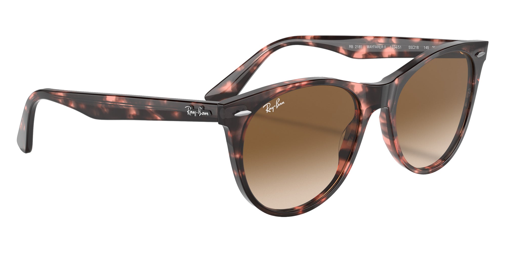 Ray-Ban RB2185 Wayfarer II Fleck 133451 52 - Pink Havana #id:rb2185133451_s:100120