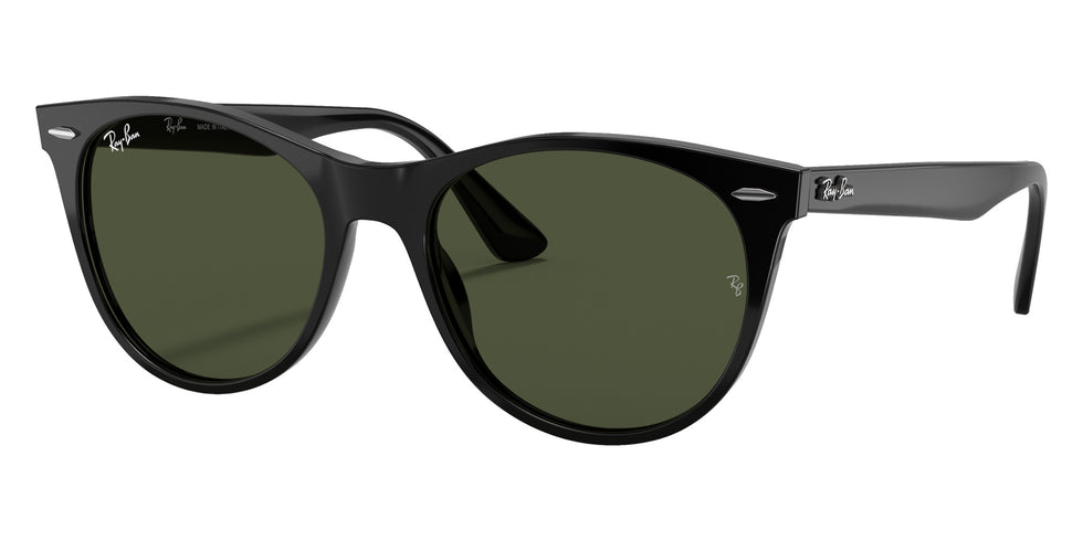 Ray-Ban RB2185 Wayfarer II Classic 901/31 52 - Black / G-15 Green #id:rb218590131_s:100105