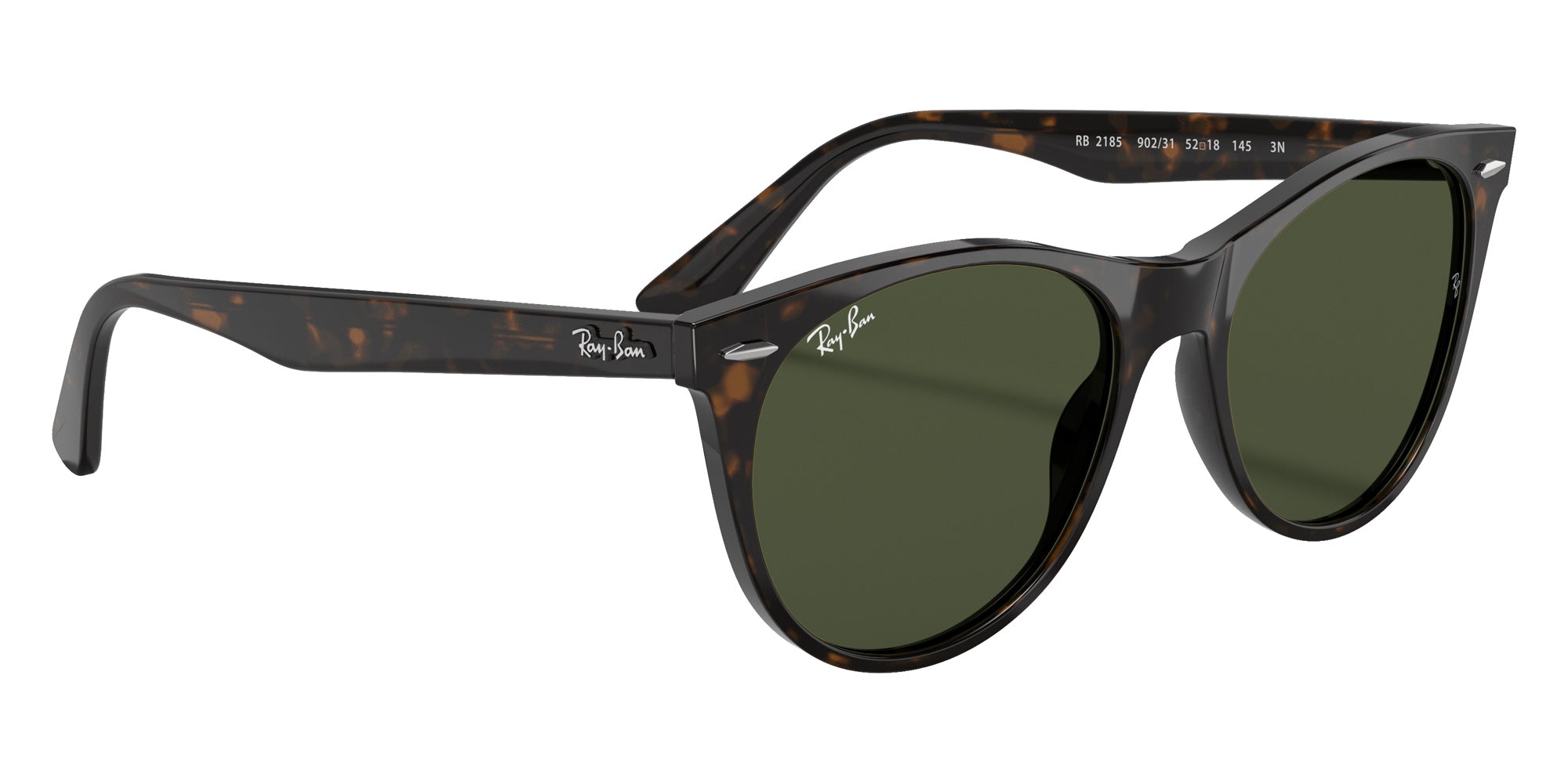 Ray-Ban RB2185 Wayfarer II Classic 902/31 52 - Tortoise / G-15 Green #id:rb218590231_s:102120