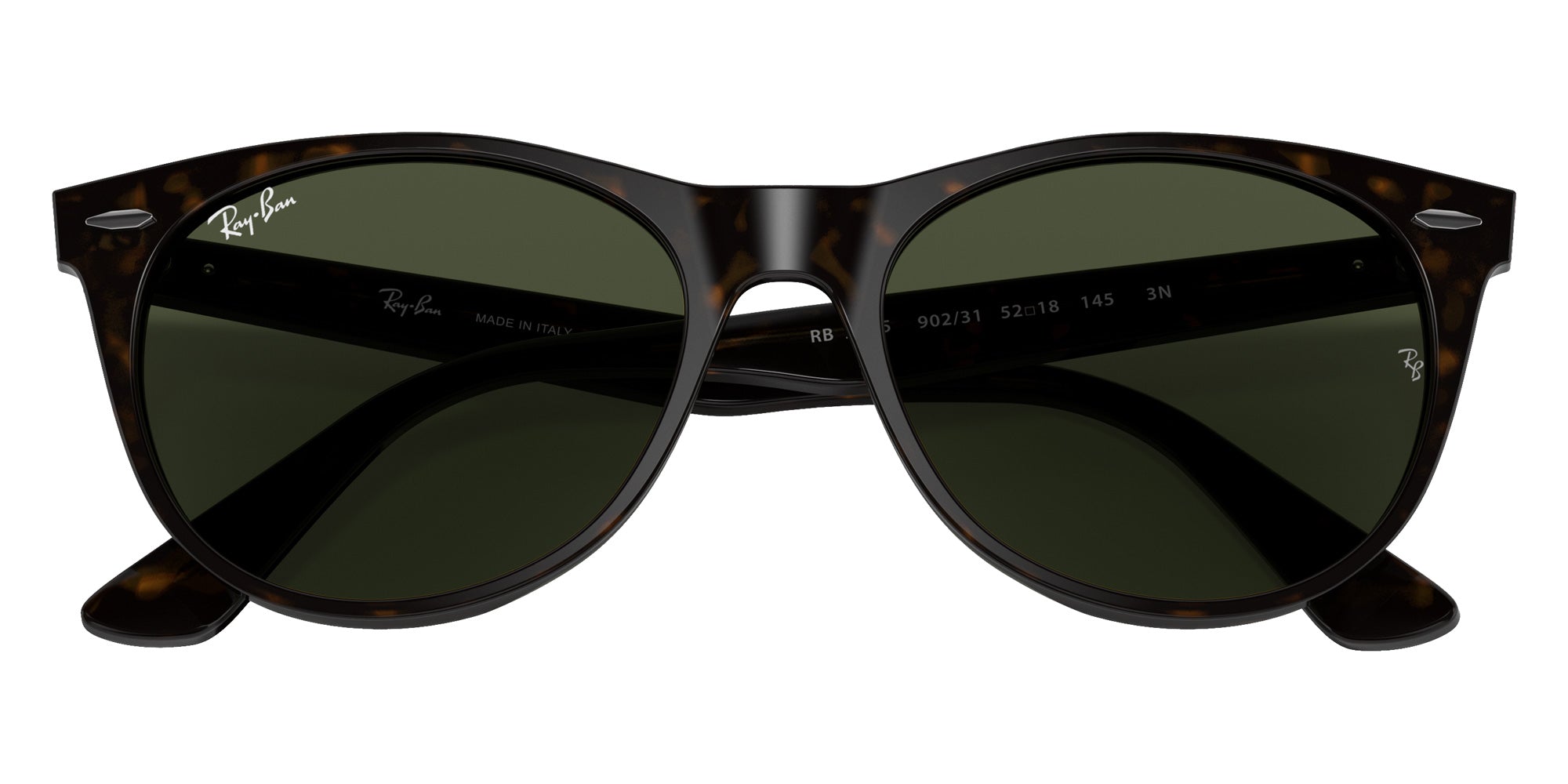 Ray-Ban RB2185 Wayfarer II Classic 902/31 52 - Tortoise / G-15 Green #id:rb218590231_s:102125