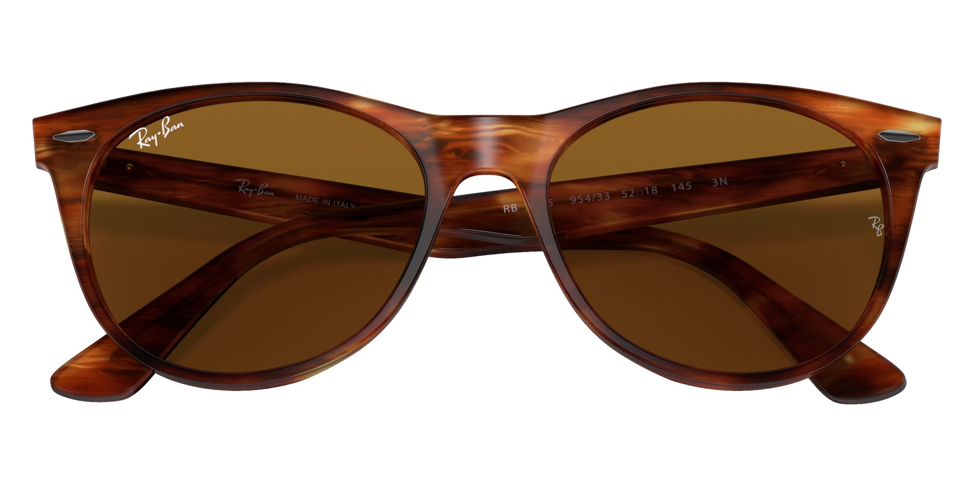 Ray-Ban RB2185 Wayfarer II Classic 954/33 52 - Striped Havana #id:rb218595433_s:100125