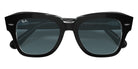 Ray-Ban RB2186 State Street 12943M 49 - Black on Transparent / Blue Gradient #id:rb218612943m_s:100125