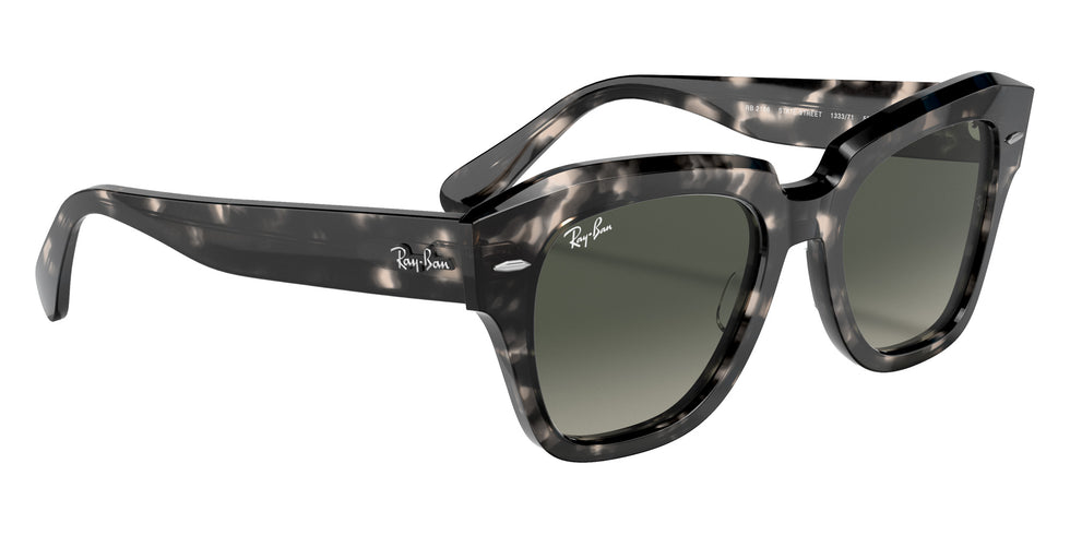 Ray-Ban RB2186 State Street Fleck 133371 52 - Gray Havana / Gray Gradient #id:rb2186133371_s:104120