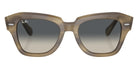 Ray-Ban RB2186 State Street 140571 49 - Striped Green / Gray #id:rb2186140571_s:102100