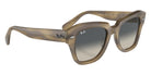 Ray-Ban RB2186 State Street 140571 49 - Striped Green / Gray #id:rb2186140571_s:102120