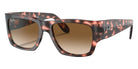 Ray-Ban RB2187 Nomad Fleck 133451 54 - Pink Havana / Light Brown Gradient #id:rb2187133451_s:100105
