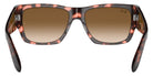 Ray-Ban RB2187 Nomad Fleck 133451 54 - Pink Havana / Light Brown Gradient #id:rb2187133451_s:100115