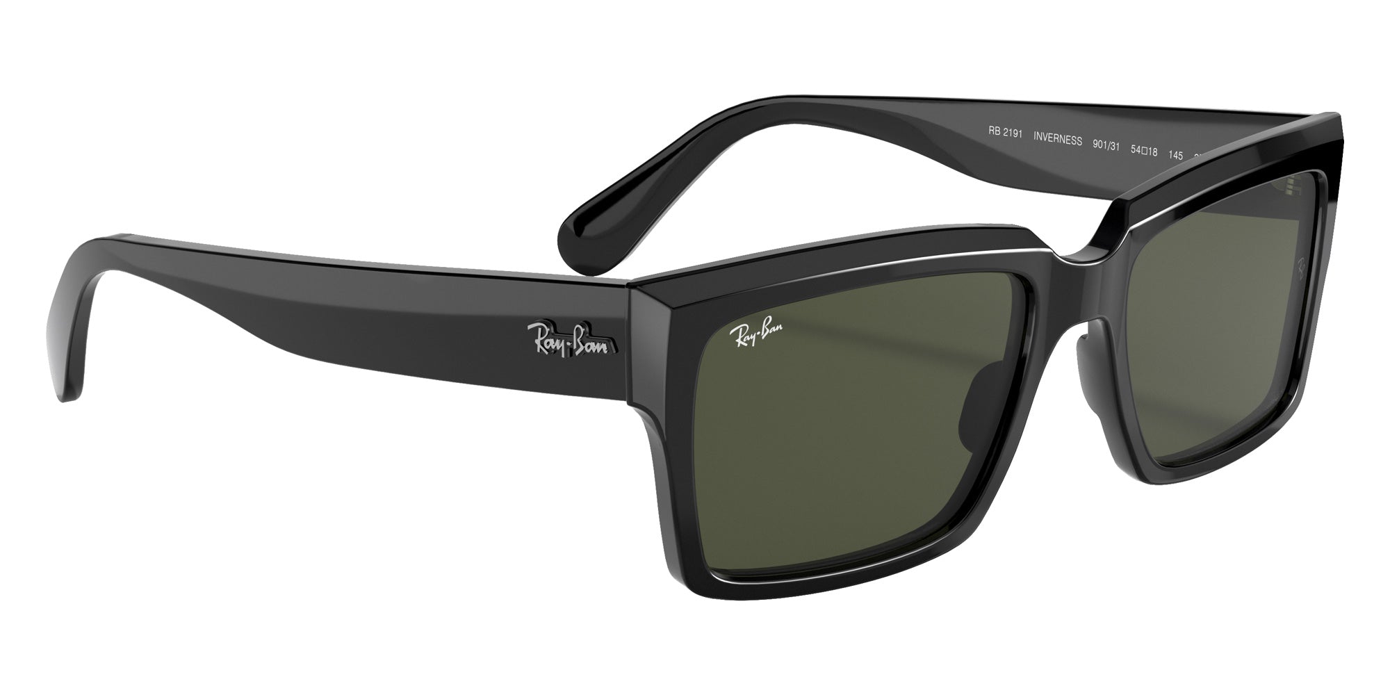 Ray-Ban RB2191 Inverness 901/31 54 - Black / G-15 Green #id:rb219190131_s:100120