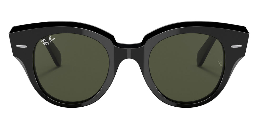 Ray-Ban RB2192 Roundabout 901/31 47 - Black / Green #id:rb219290131_s:100100