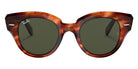 Ray-Ban RB2192 Roundabout 954/31 47 - Striped Havana / Green #id:rb219295431_s:102100