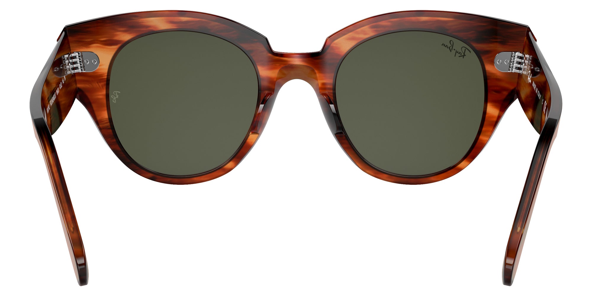 Ray-Ban RB2192 Roundabout 954/31 47 - Striped Havana / Green #id:rb219295431_s:102115