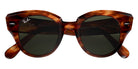 Ray-Ban RB2192 Roundabout 954/31 47 - Striped Havana / Green #id:rb219295431_s:102125
