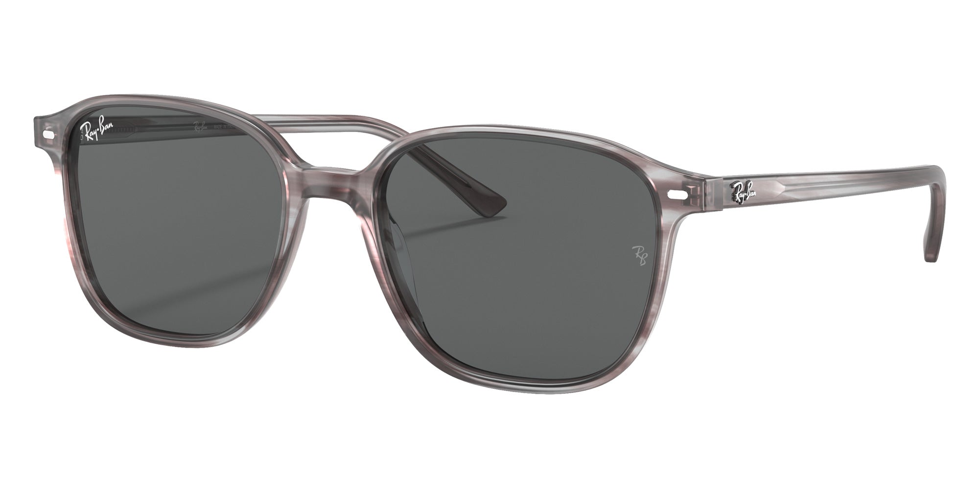 Ray-Ban RB2193 Leonard 1314B1 53 - Striped Gray / Dark Gray #id:rb21931314b1_s:100105