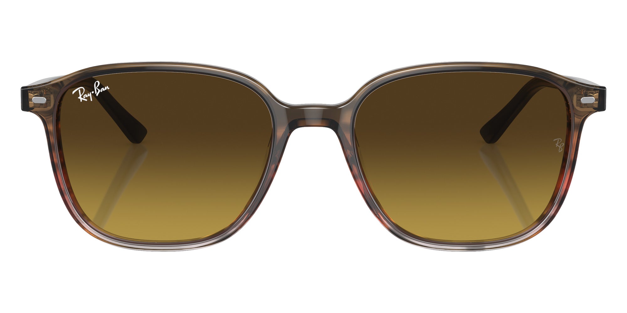 Ray-Ban RB2193 Leonard 138085 51 - Striped Brown & Red / Brown #id:rb2193138085_s:104100