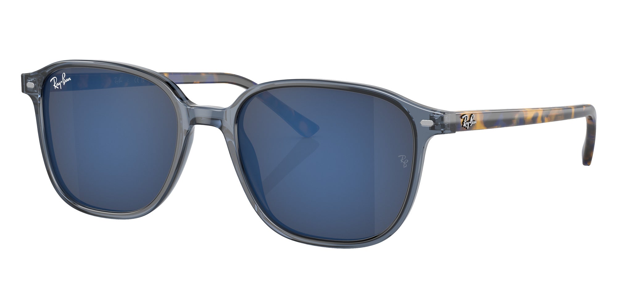 Ray-Ban RB2193 Leonard 6638O4 53 - Transparent Dark Blue #id:rb21936638o4_s:100105