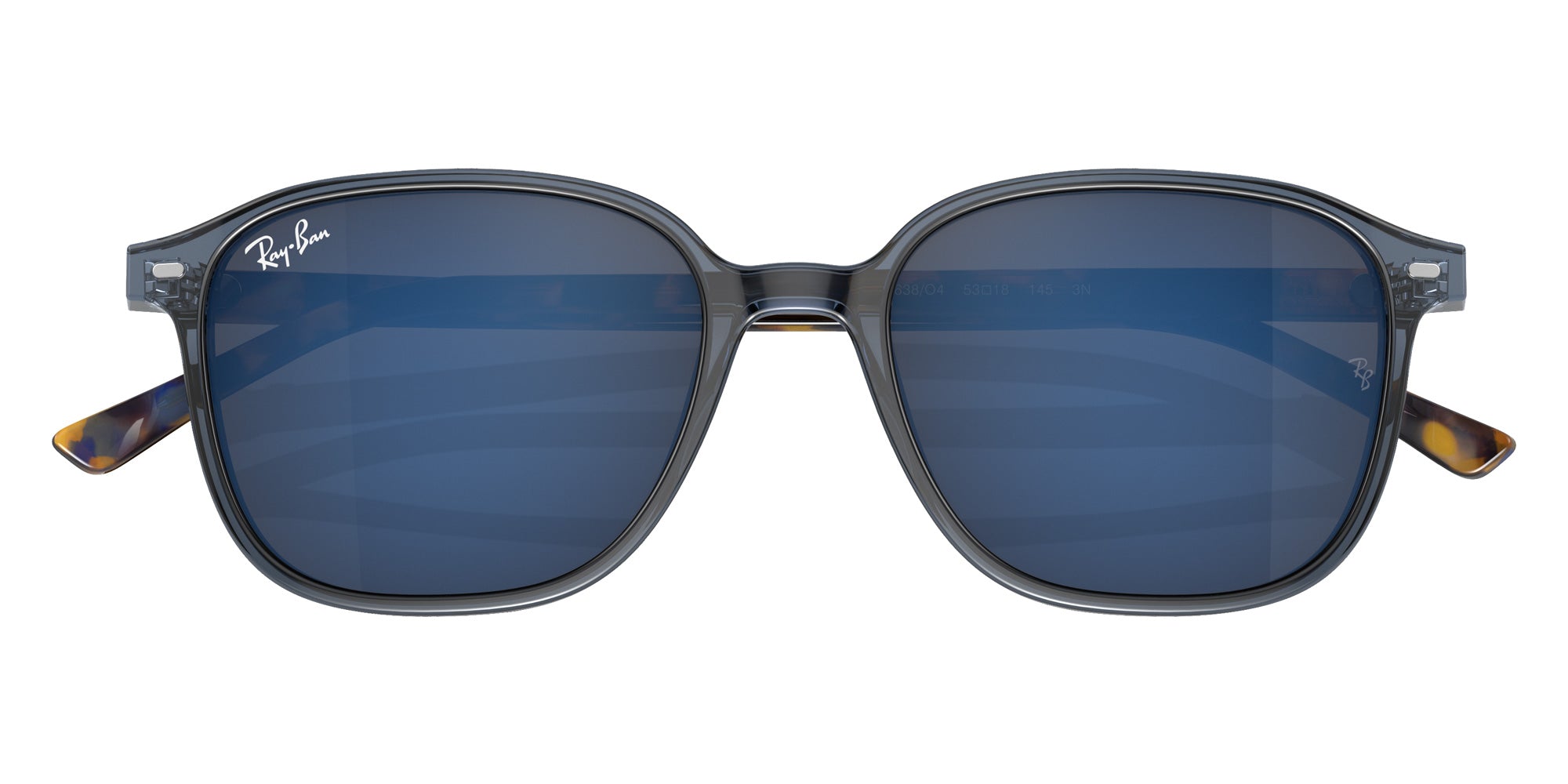 Ray-Ban RB2193 Leonard 6638O4 53 - Transparent Dark Blue #id:rb21936638o4_s:100120