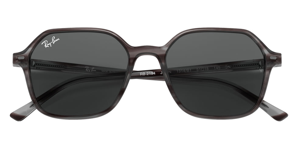 Ray-Ban RB2194 John 1314B1 53 - Striped Gray / Dark Gray #id:rb21941314b1_s:100125